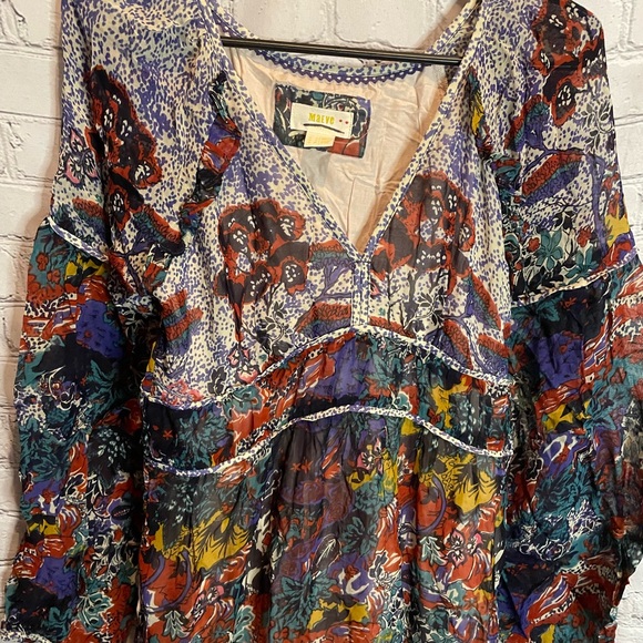 Anthropologie Maeve Annabella Paisley Maxi Dress - Picture 7 of 9